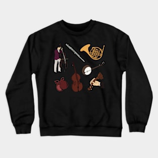 Musical instruments Crewneck Sweatshirt